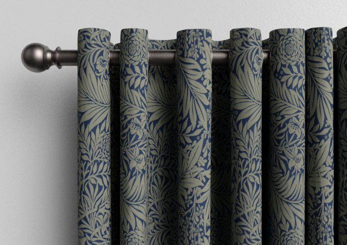 William Morris Larkspur, Woven Indigo - Made to Measure Curtains - Image 12